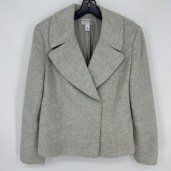 Talbots Women's Grey Pea Coat - Picture 1 of 12